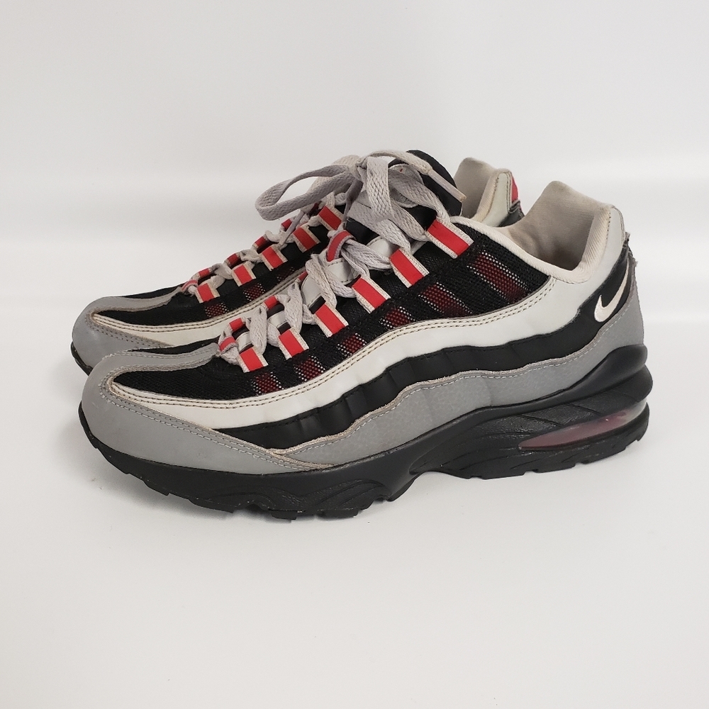 Nike Kids' Air Max 95 Youth Sneakers - Black/Gray/Red